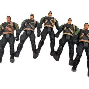 Chap Mei Snake Squad SPEED TROOPER GREEN UNIFORM Action Figure Lot of 8